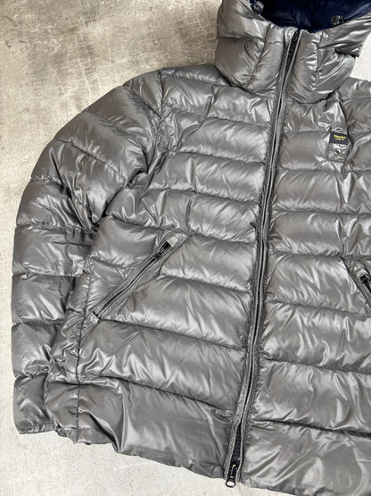 Blauer Puffer M