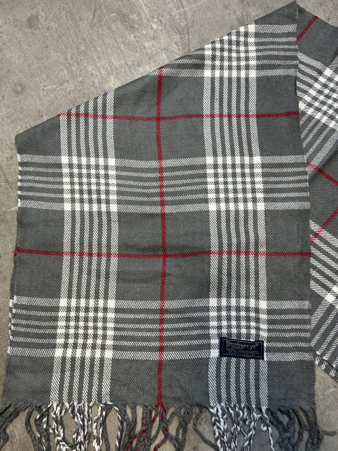 Burberry Schal grau