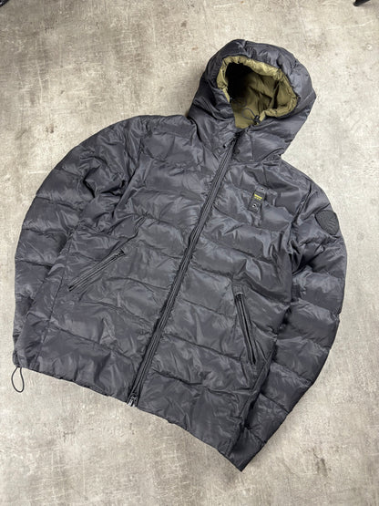 Blauer Puffer M