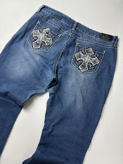 Vintage High Waist Jeans XL