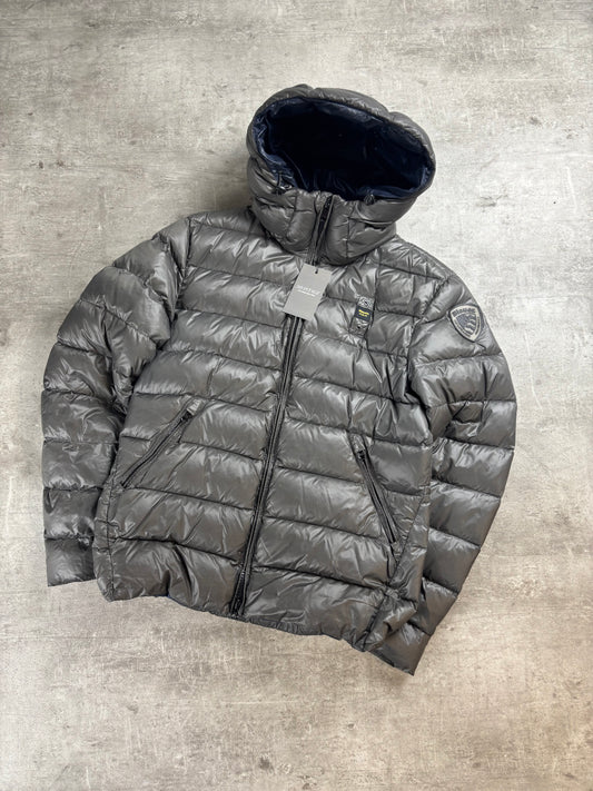 Blauer Puffer M