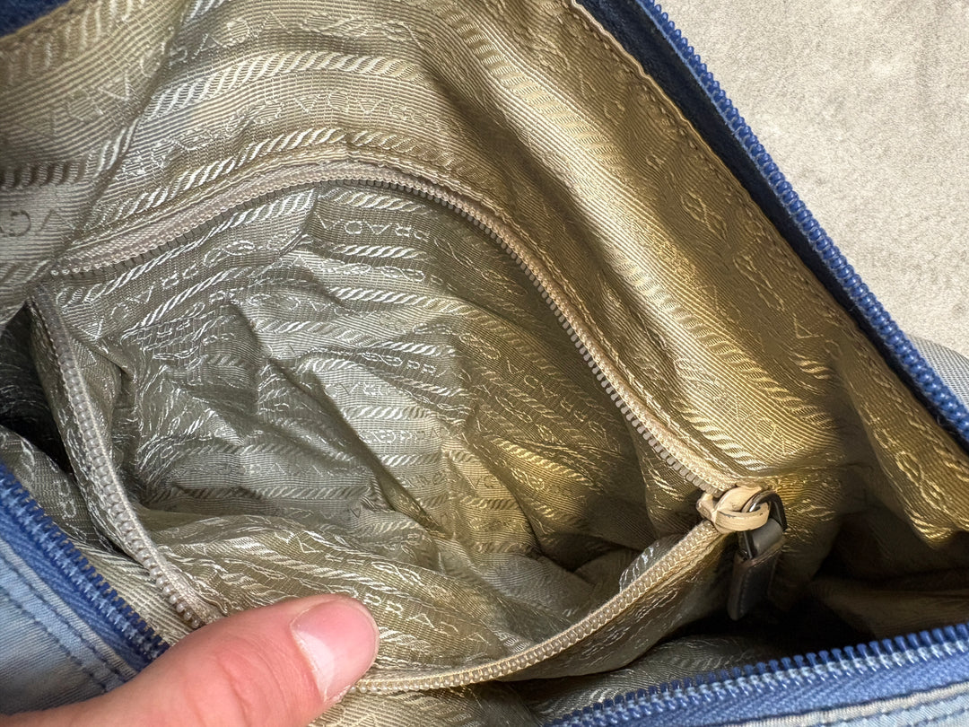 Prada Nylon Messenger Sling Bag