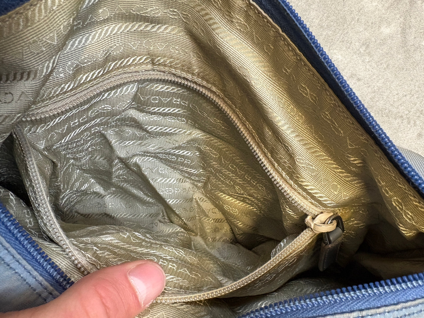 Prada Nylon Messenger Sling Bag