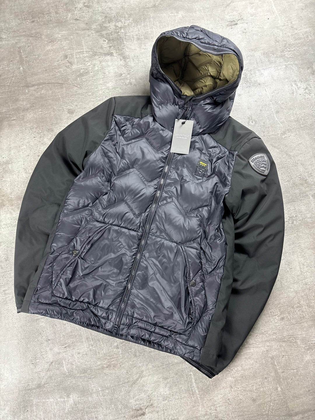 Blauer Jacke S