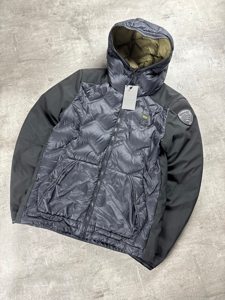 Blauer Jacke S