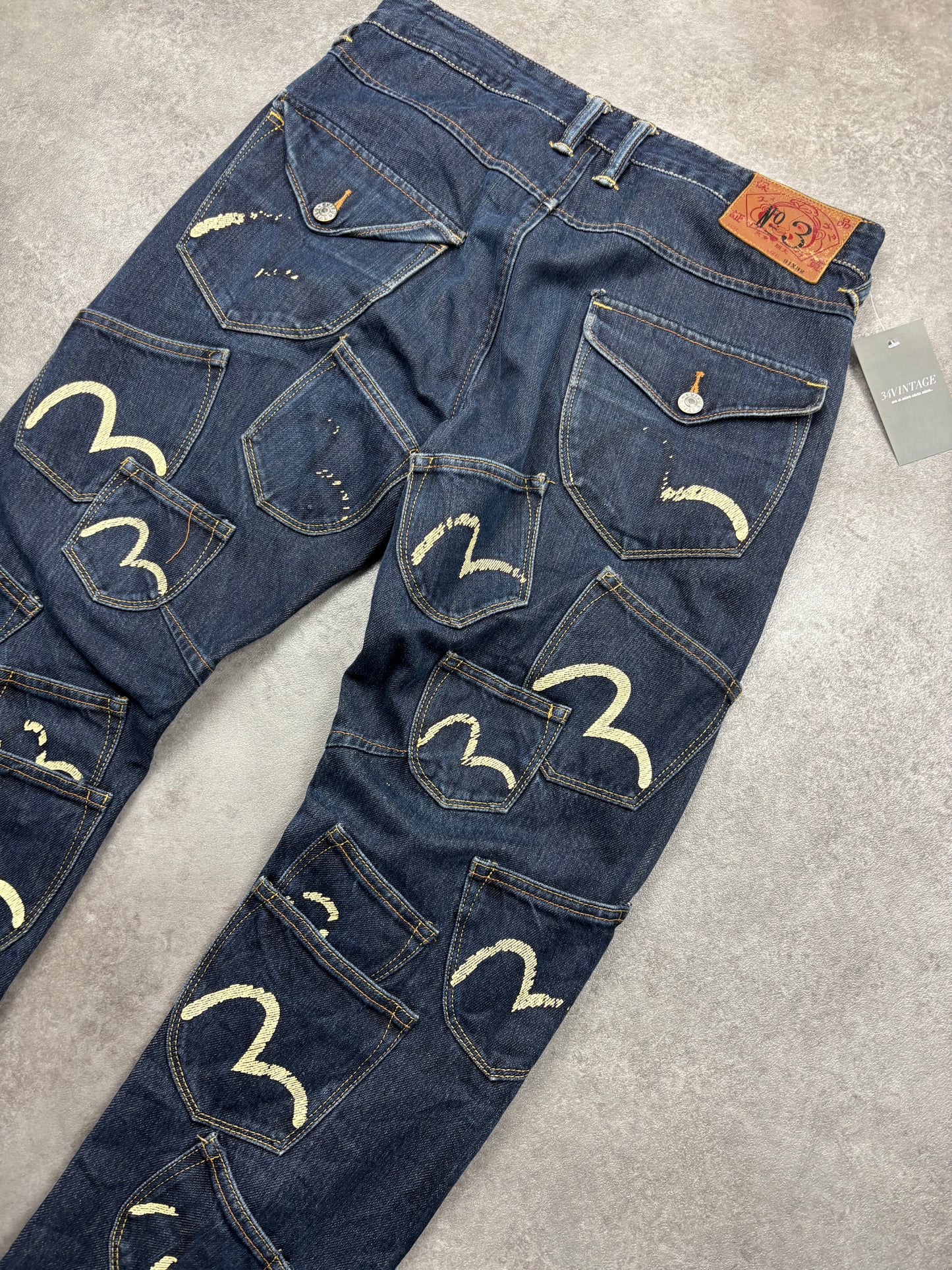 Evisu Multipocket Slim Jeans S