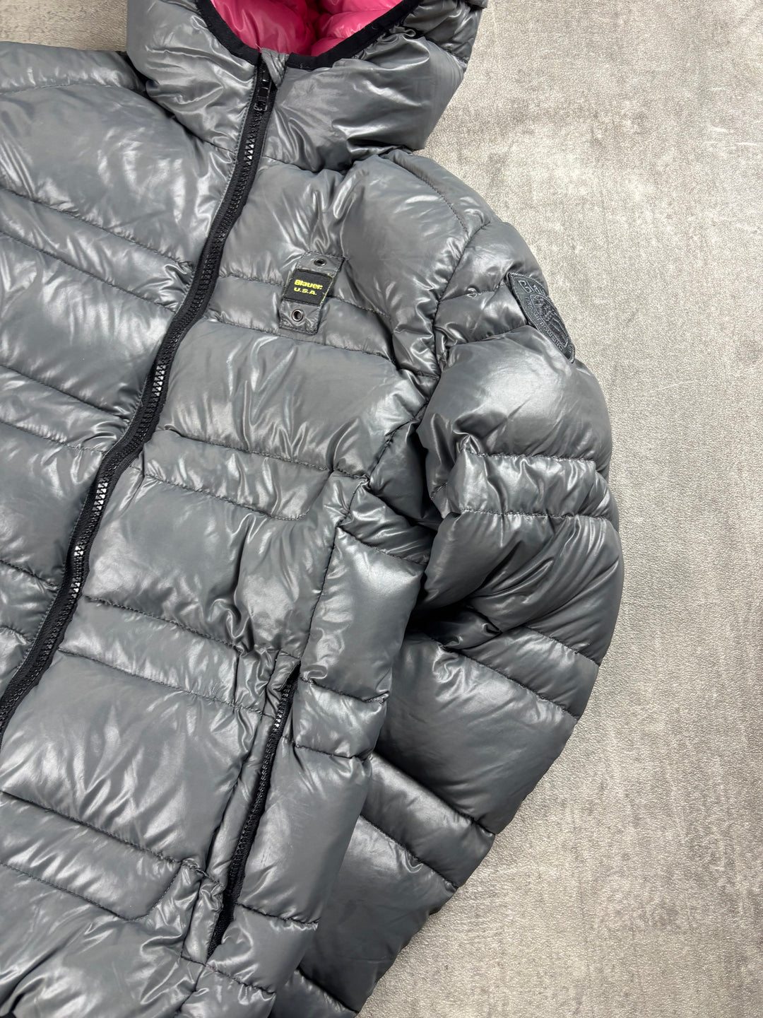 Blauer Puffer XS