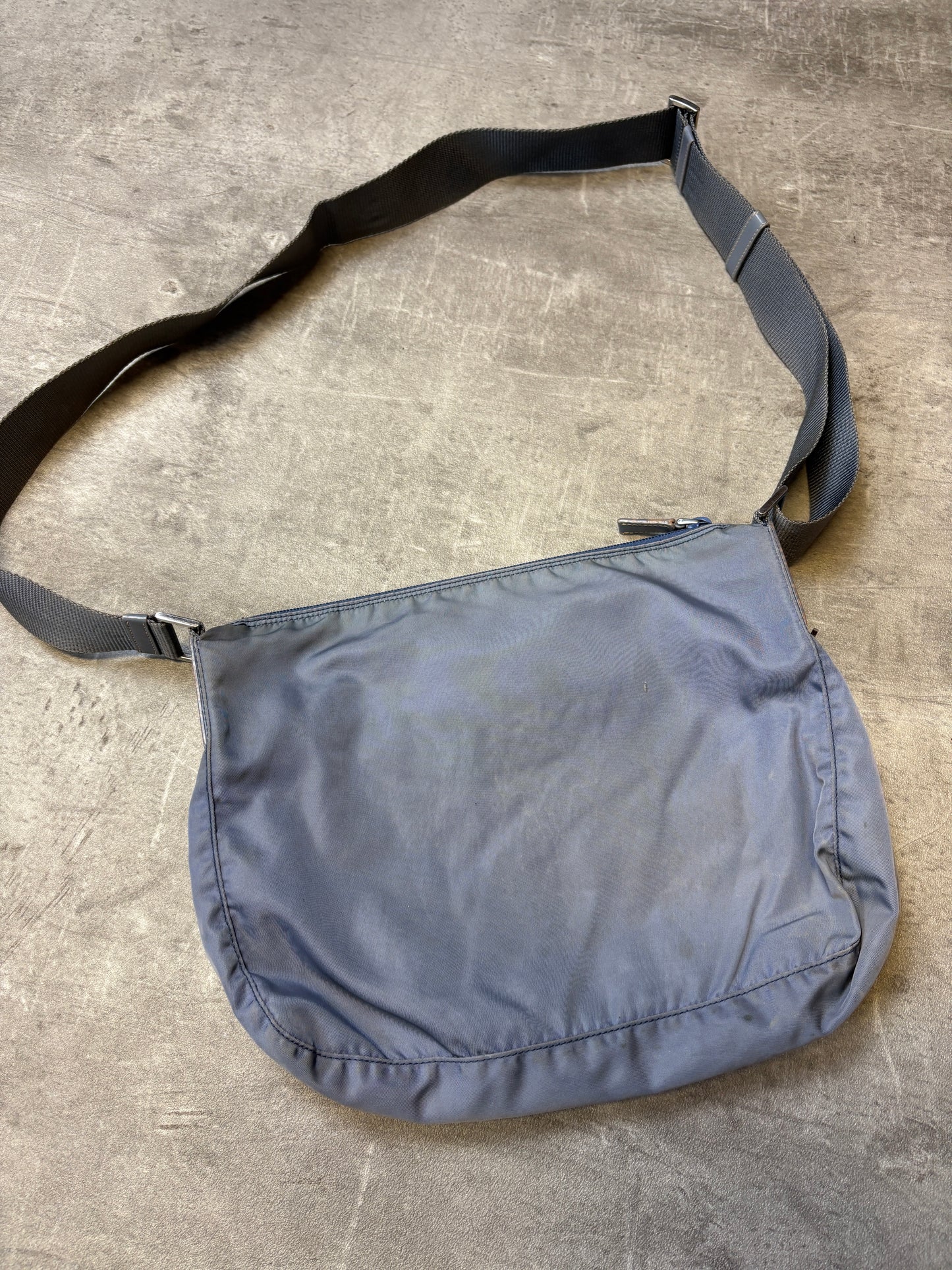 Prada Nylon Messenger Sling Bag
