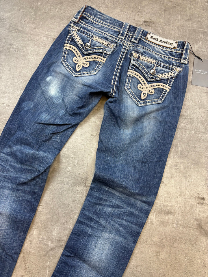 Rock Revival Low Waist Jeans S