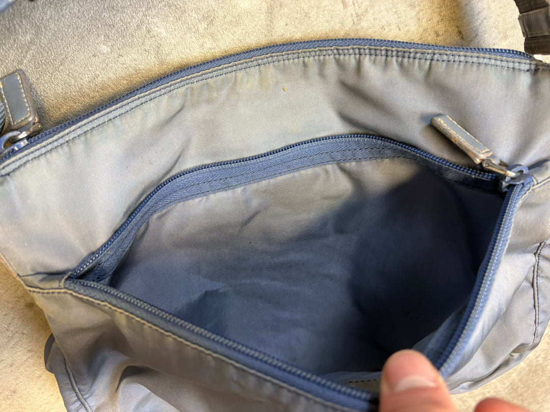 Prada Nylon Messenger Sling Bag