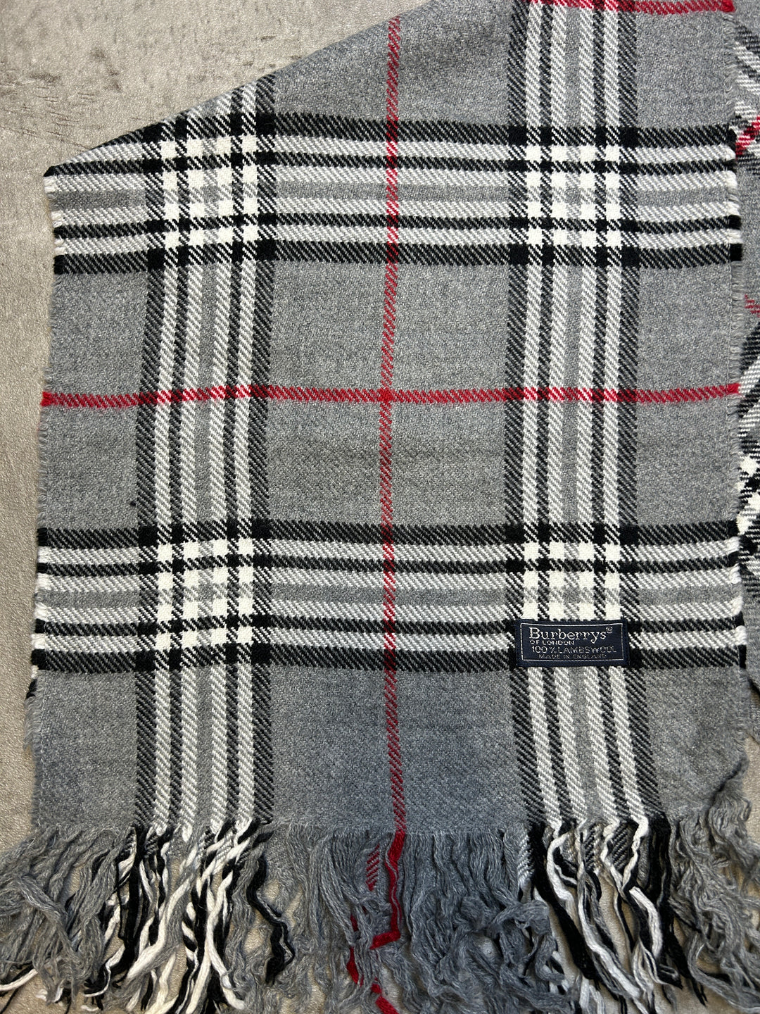 Burberry Schal grau