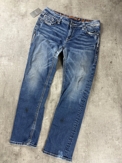 Rock Revival High Waist Jeans M