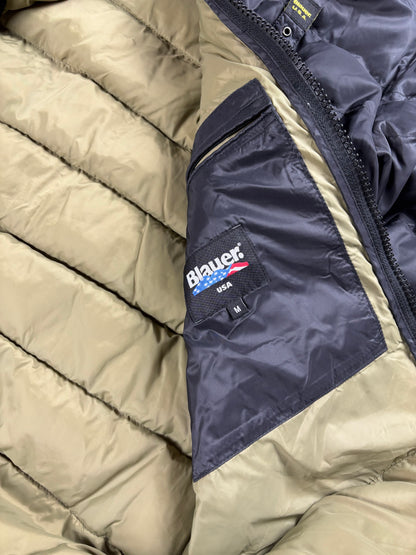 Blauer Puffer M