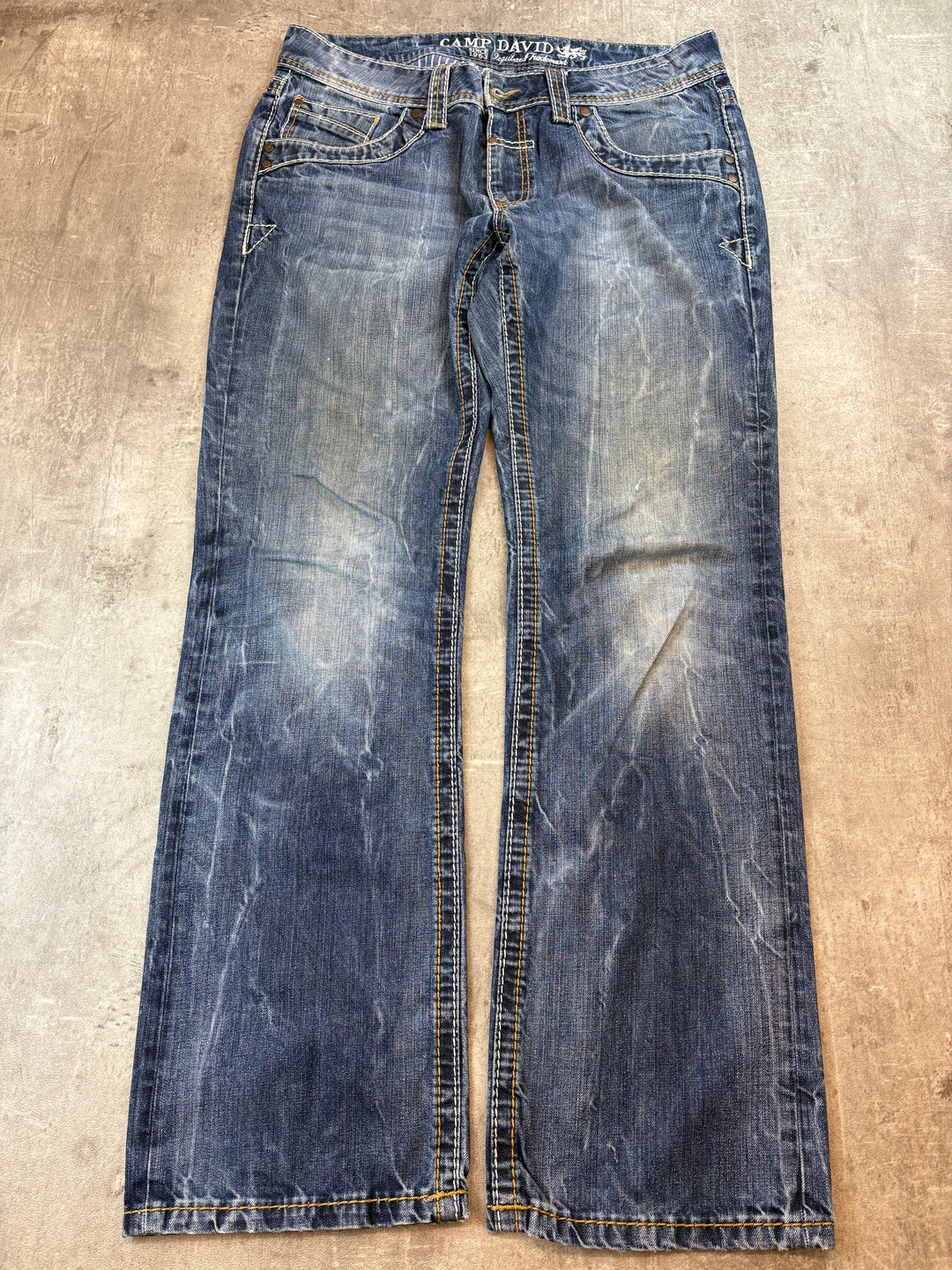 Camp David washed Bootcut Jeans L
