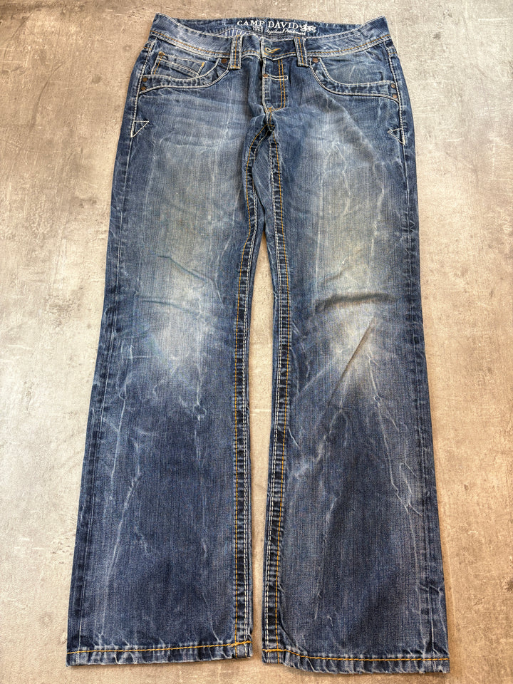 Camp David washed Bootcut Jeans L