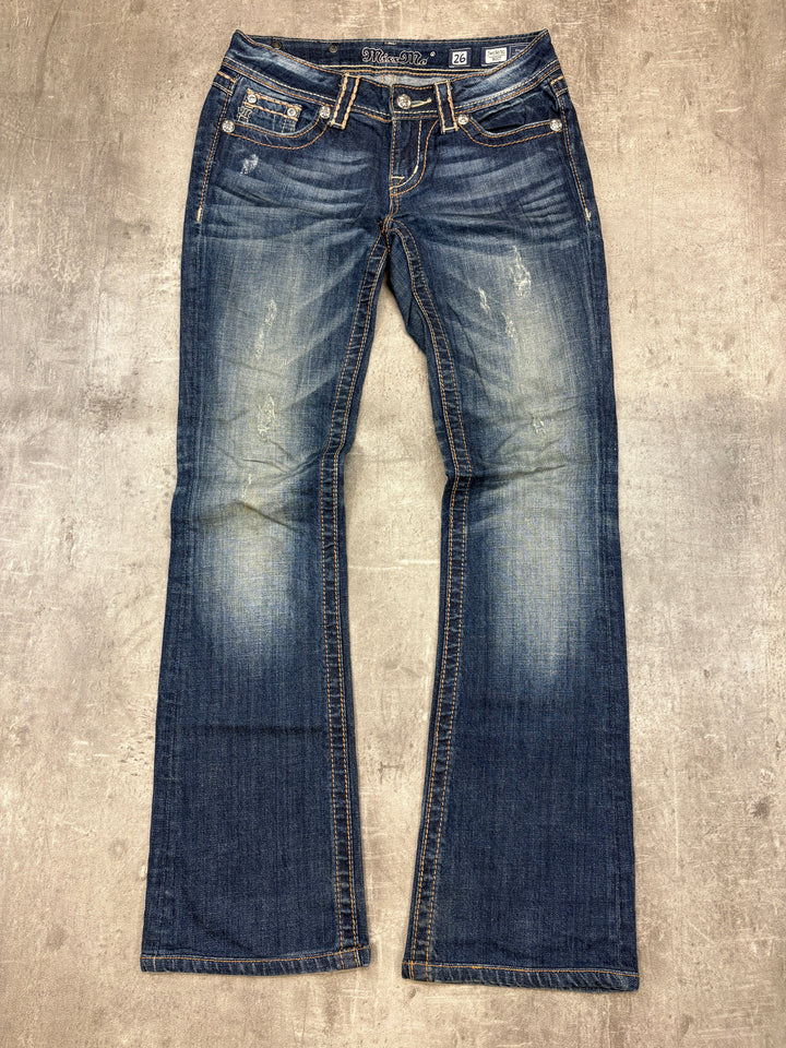 Miss Me Low Waist Bootcut Jeans S | 26