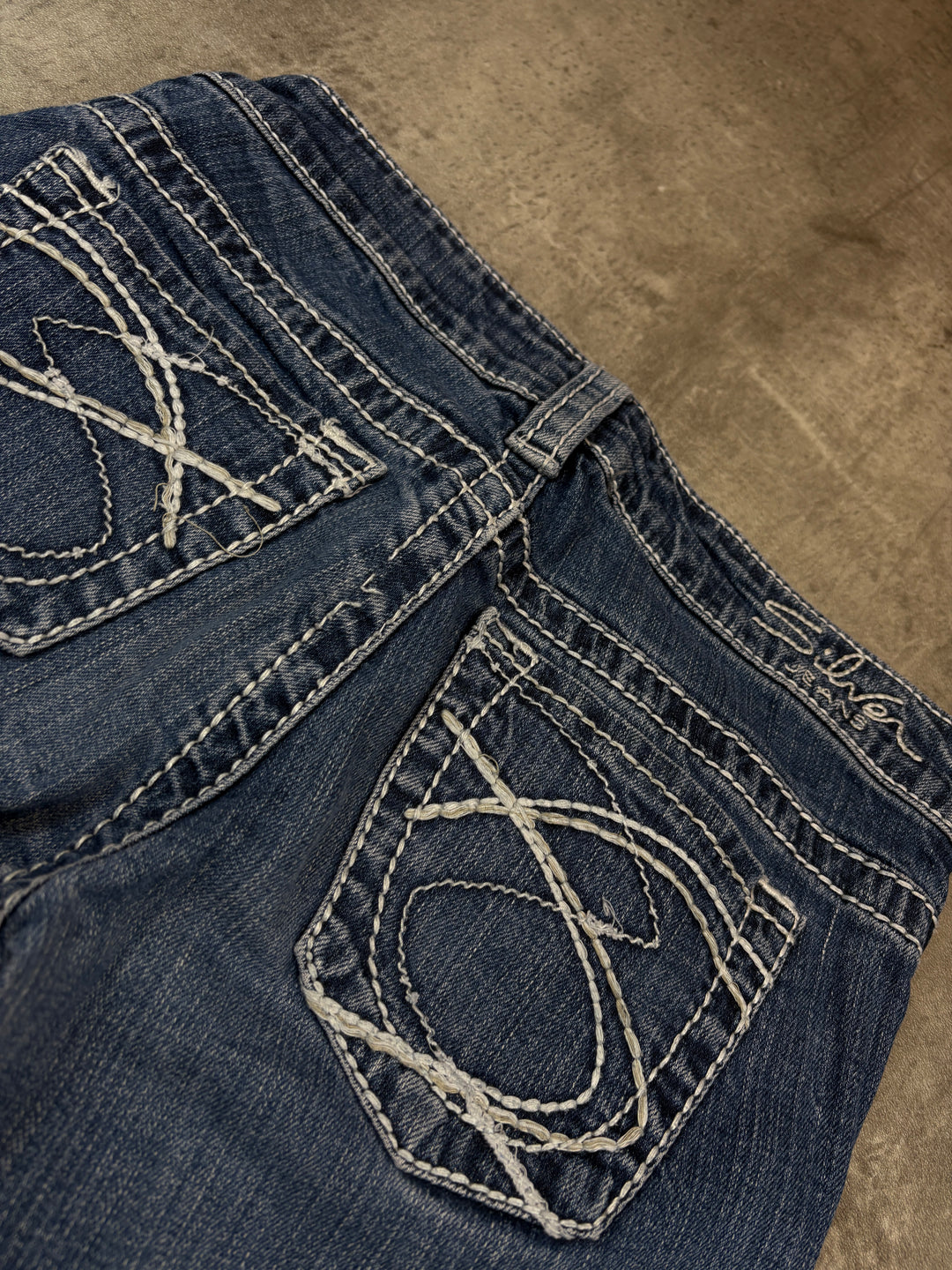 Vintage Low Waist Bootcut Jeans XS