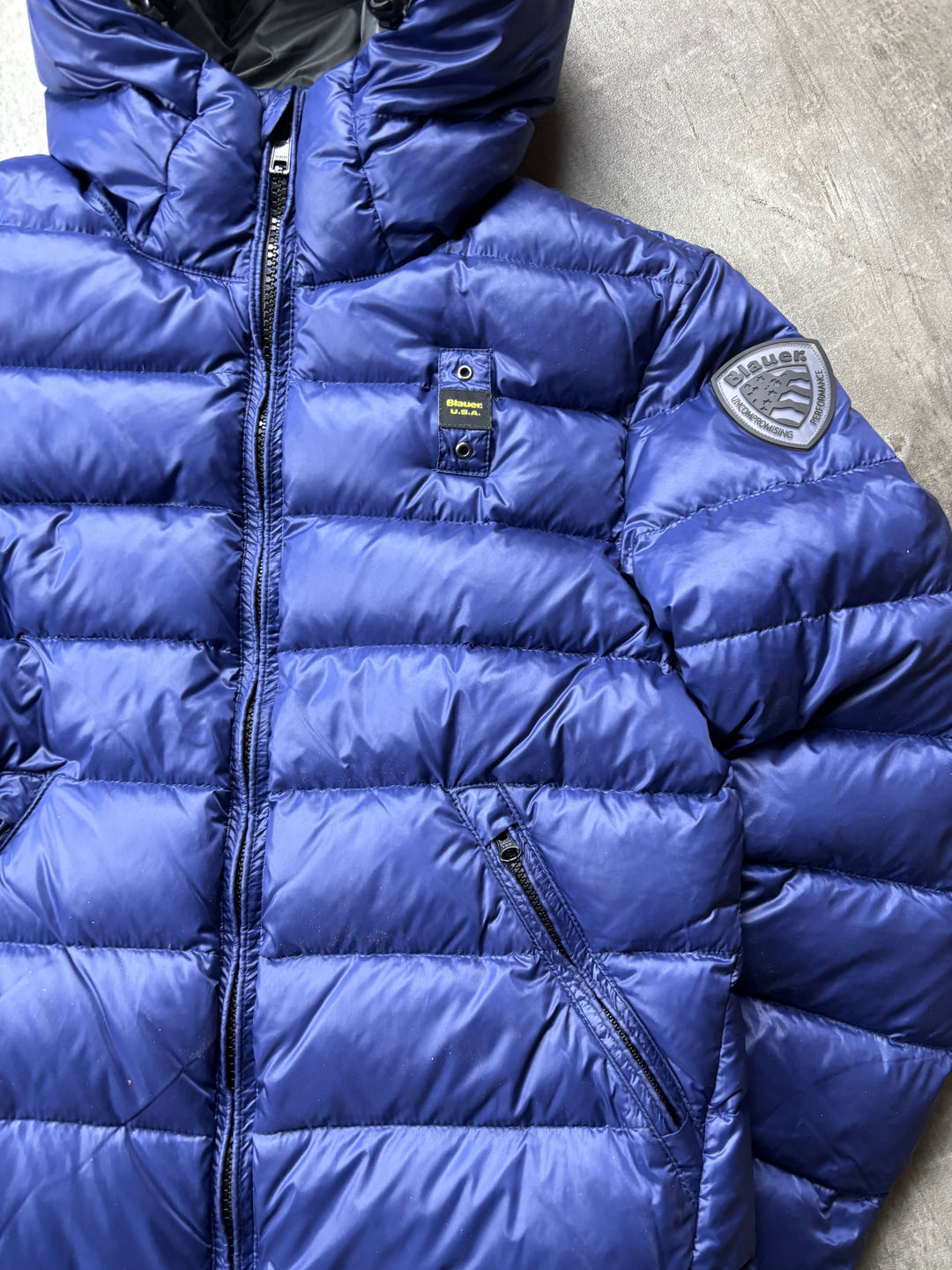 Blauer Jacke S