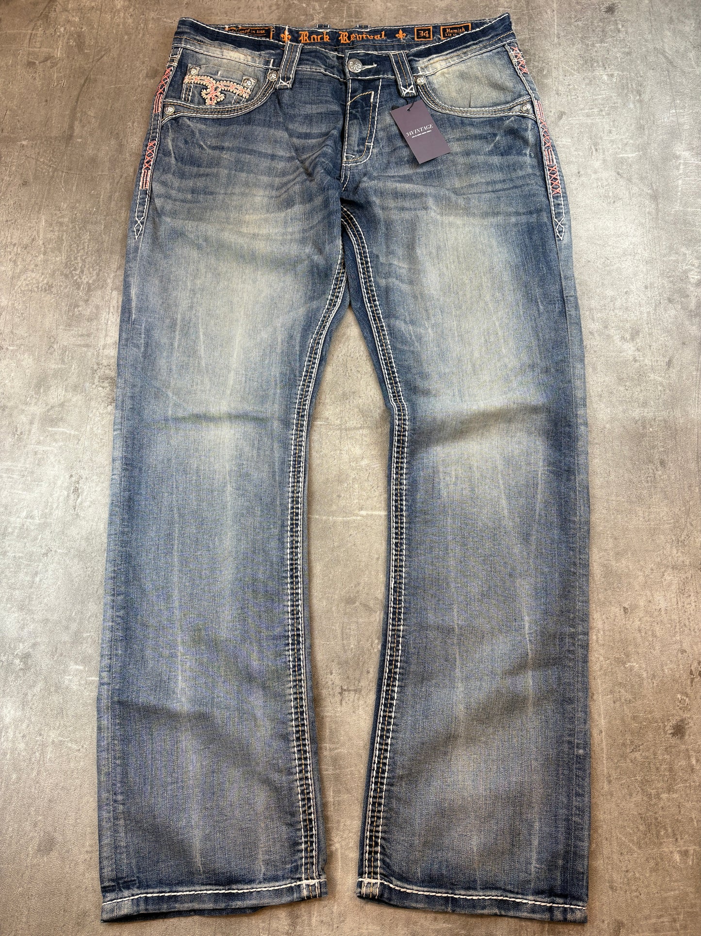 Rock Revival Straight Jeans L