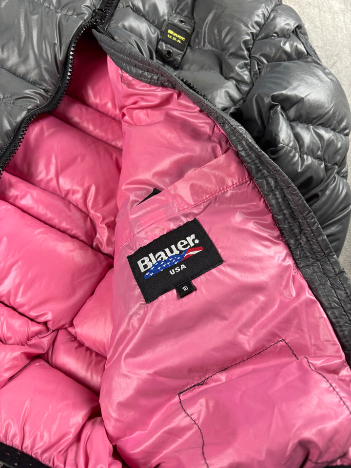 Blauer Puffer XS