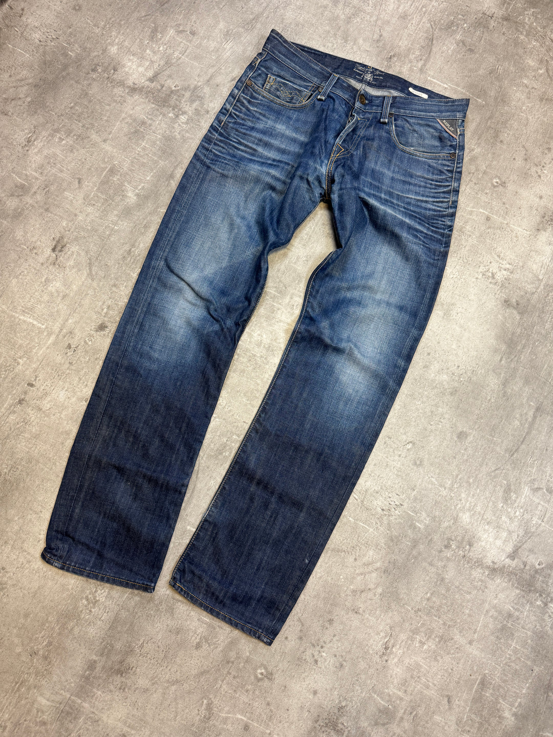 Replay washed Straight Jeans M