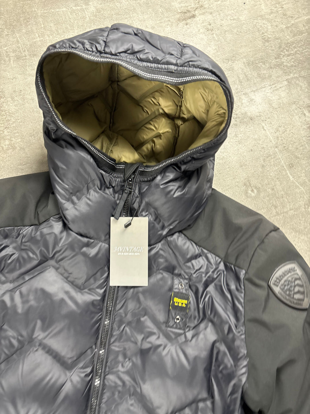 Blauer Jacke S