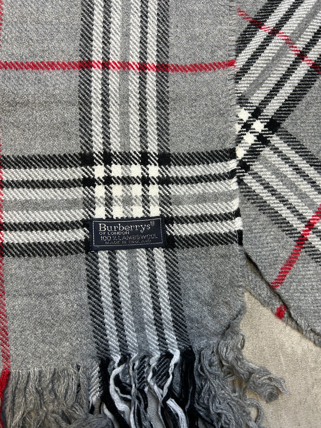Burberry Schal grau