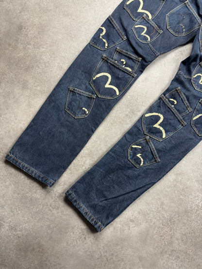 Evisu Multipocket Slim Jeans S
