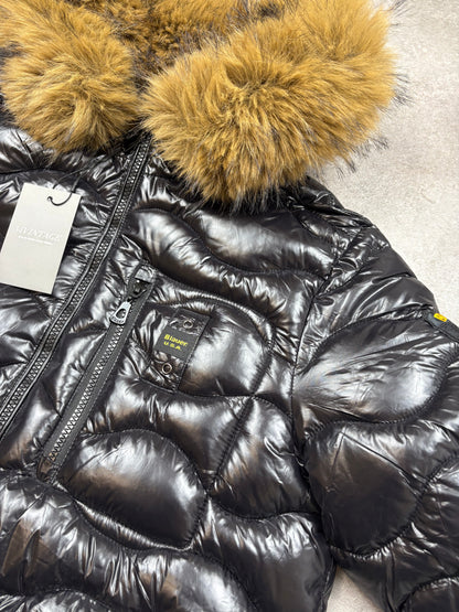 Blauer Puffer L