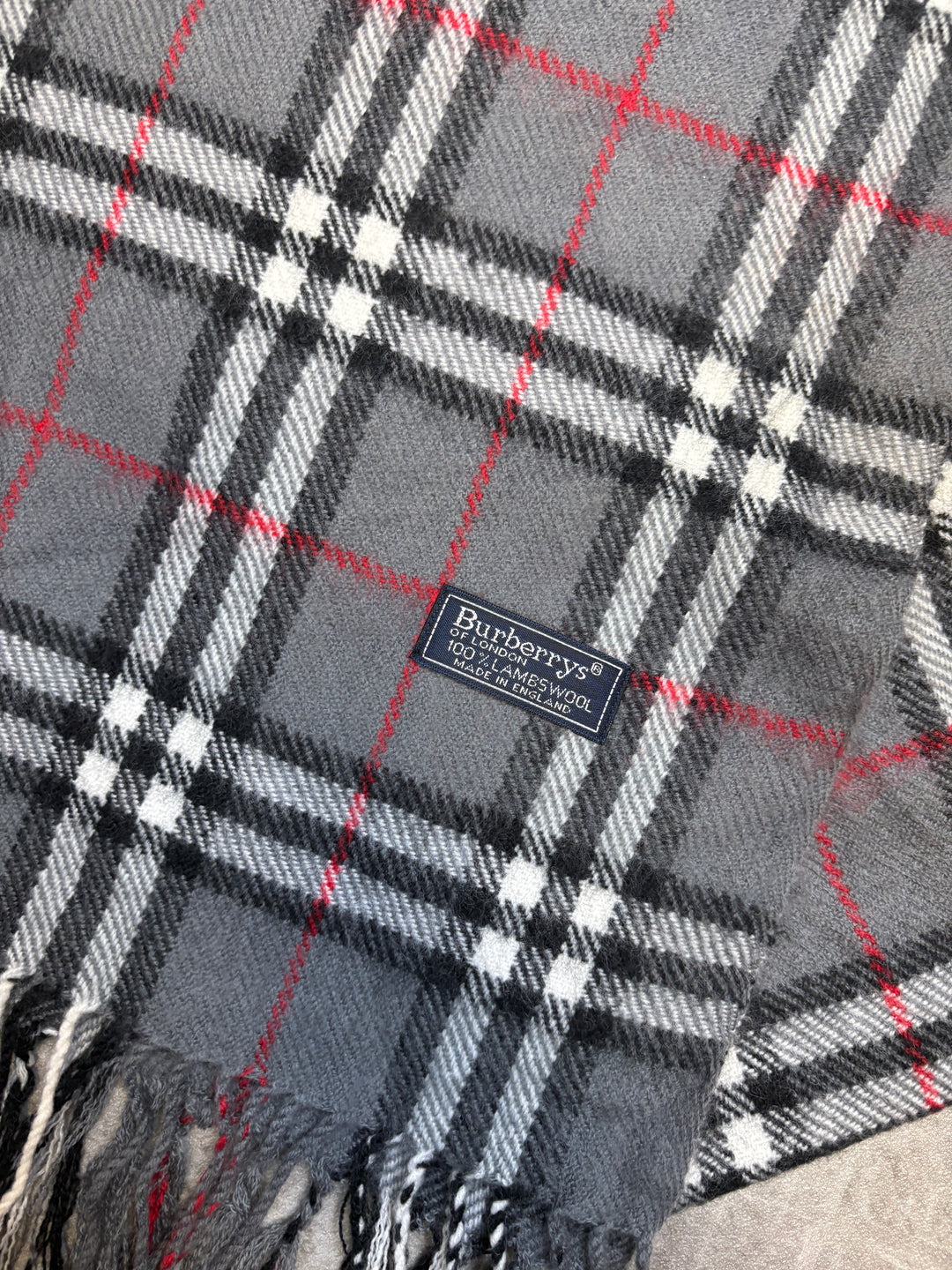 Burberry Schal grau