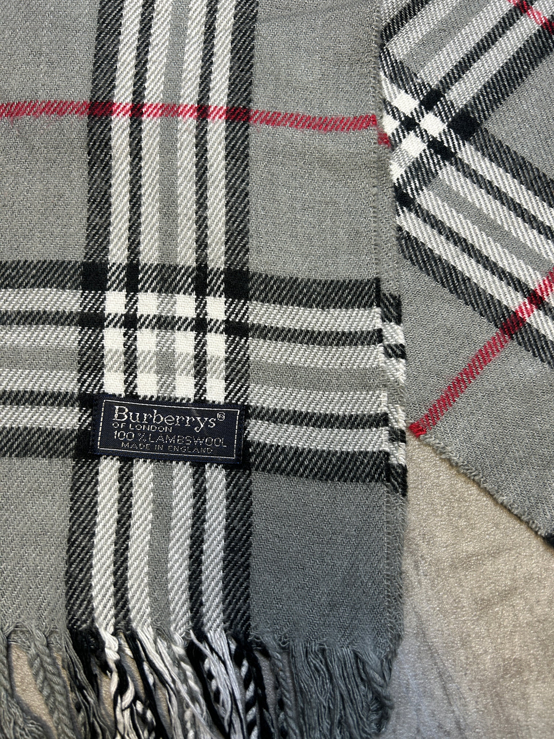 Burberry Schal grau