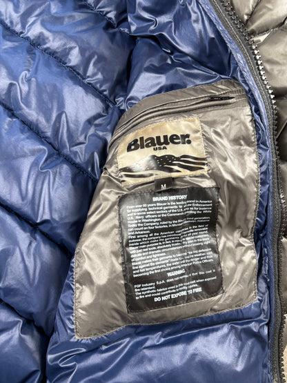 Blauer Puffer M