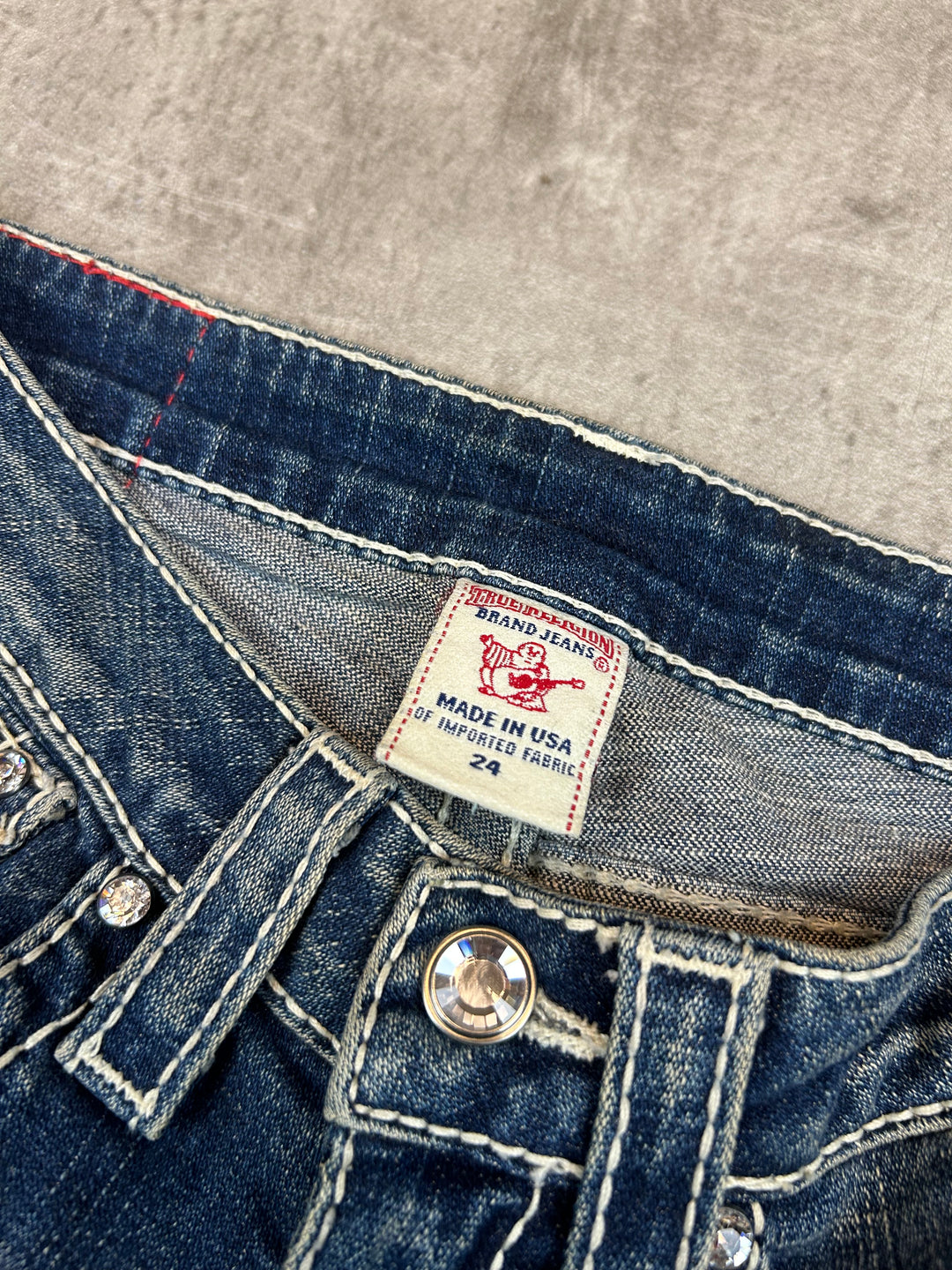 True Religion Low Waist Bootcut Jeans XXS | 24