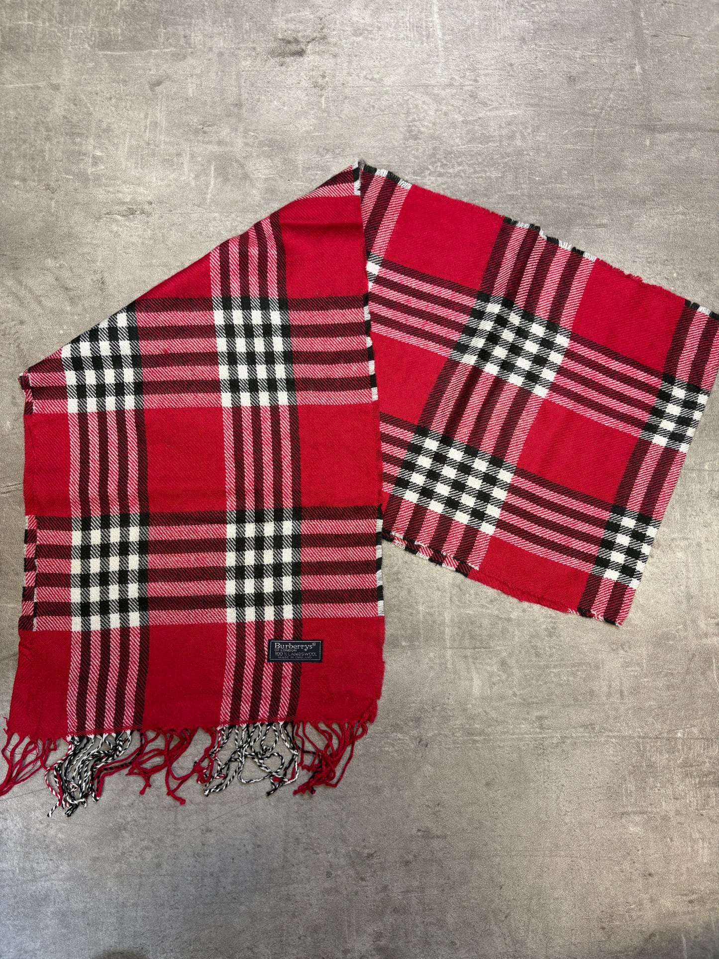 Burberry Schal rot