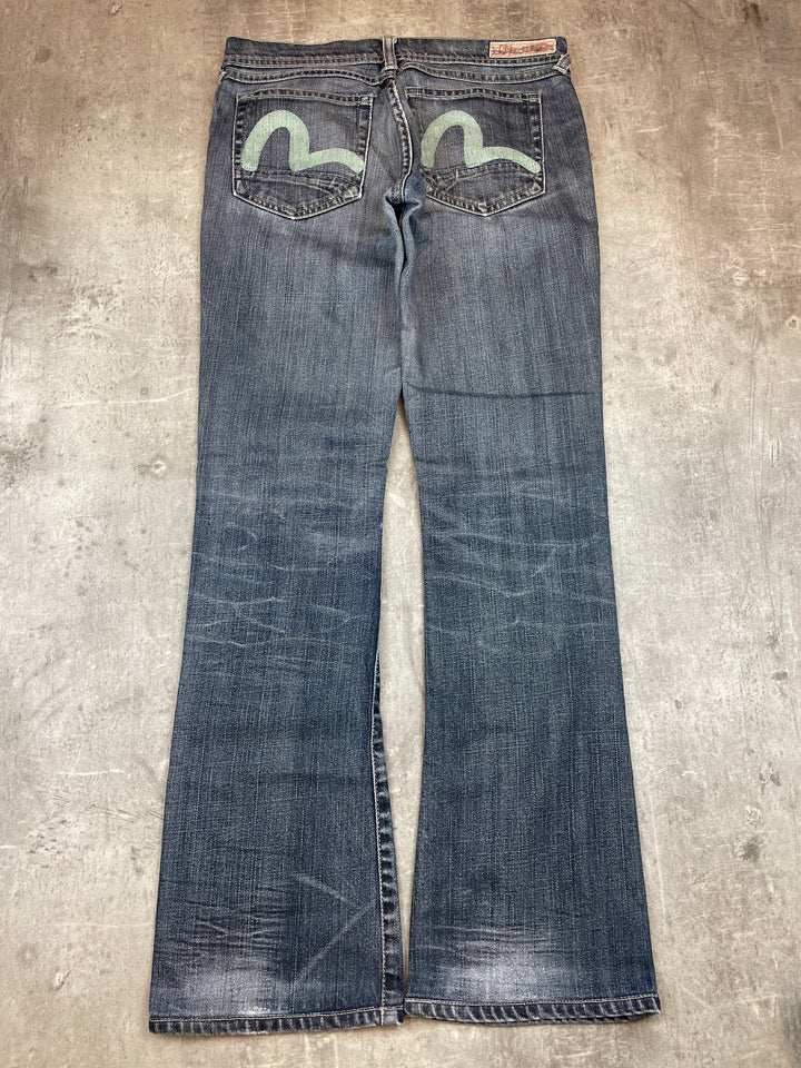 Evisu Low Waist Bootcut Jeans S