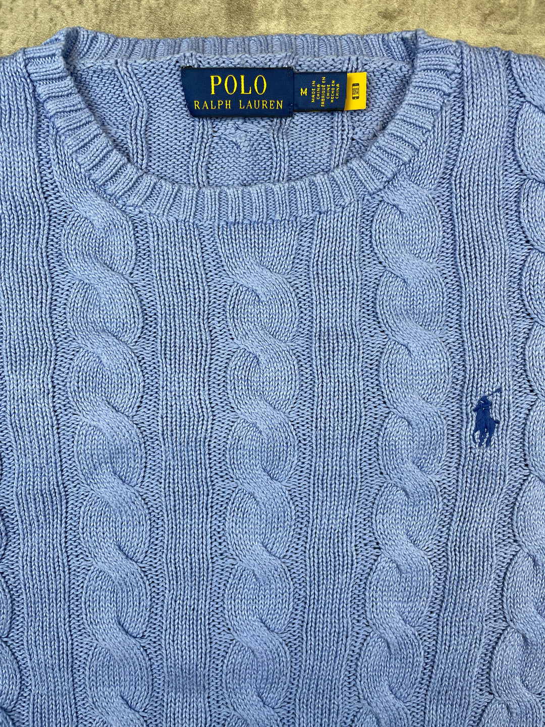 Ralph Lauren Zopfmuster Sweater M