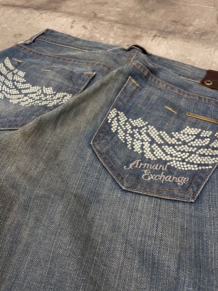 Armani Exchange Low Waist Bootcut Jeans S