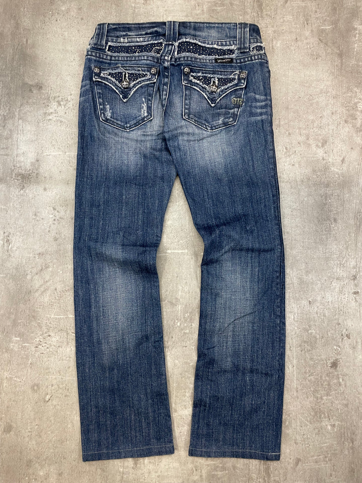 Miss Me Low Waist Bootcut Jeans XS