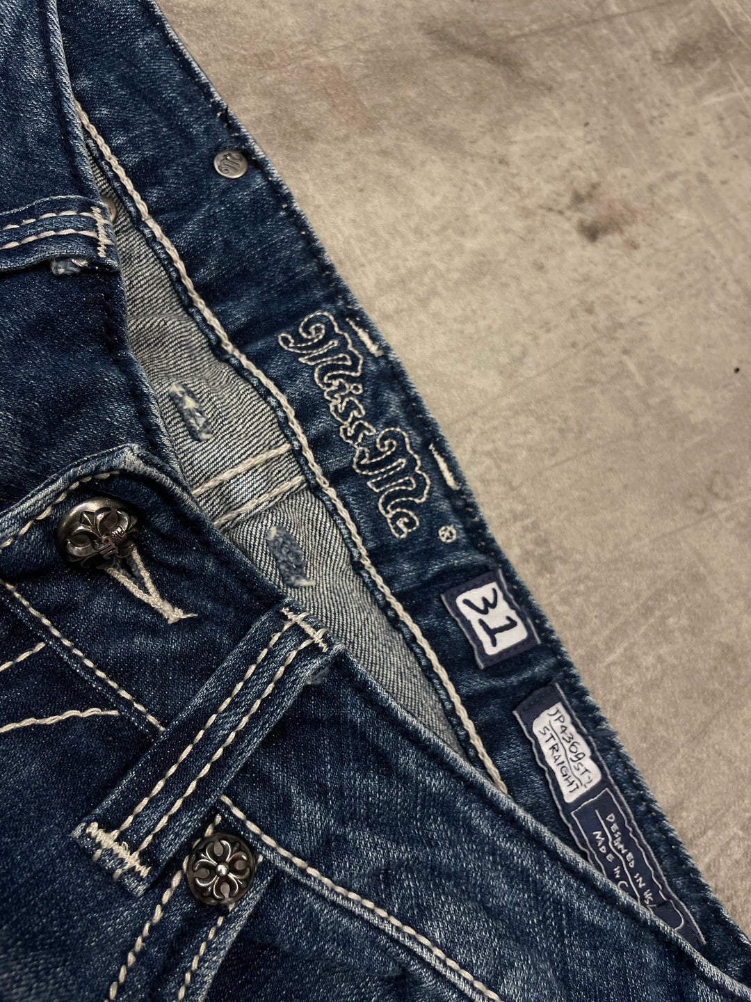 Miss Me Low Waist Straight Jeans M | 31