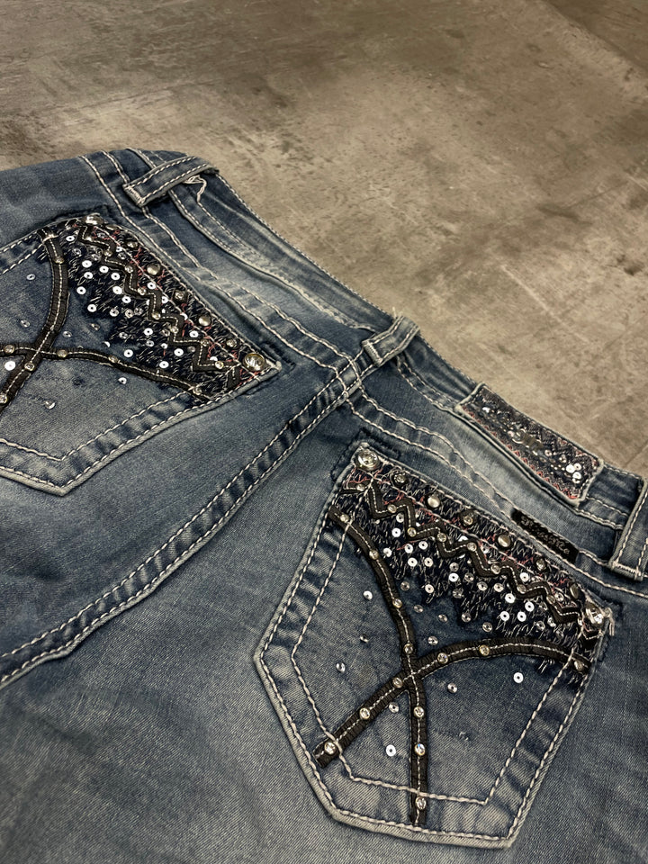 Miss Me Low Waist Bootcut Jeans M | 30