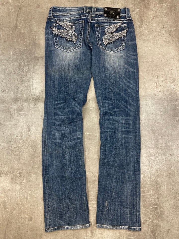 Miss Me Low Waist Straight Jeans M | 30