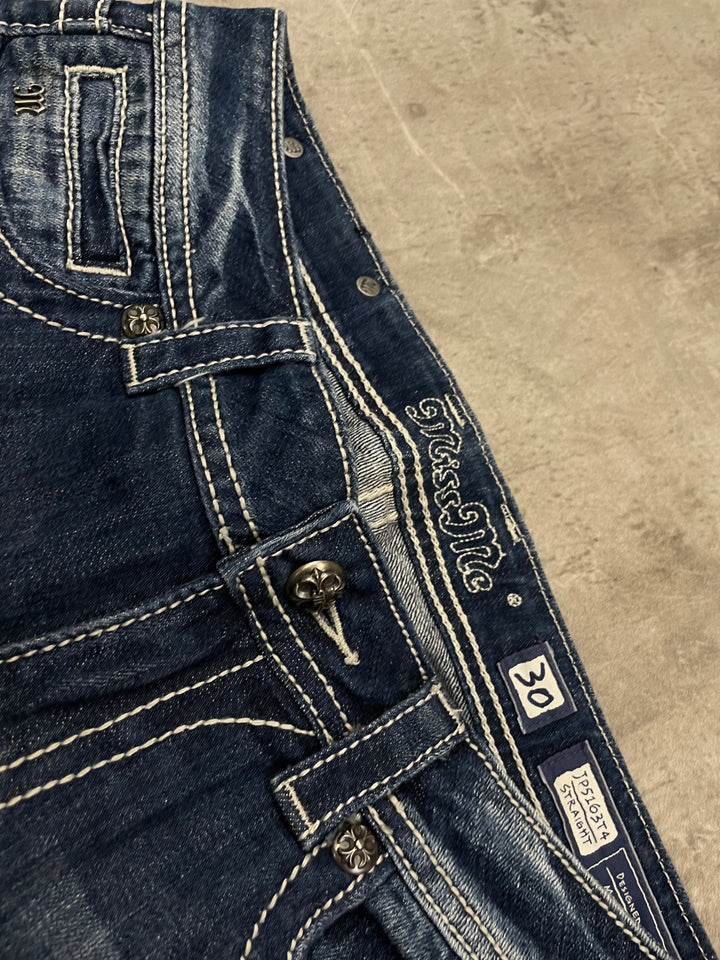 Miss Me Low Waist Straight Jeans M | 30