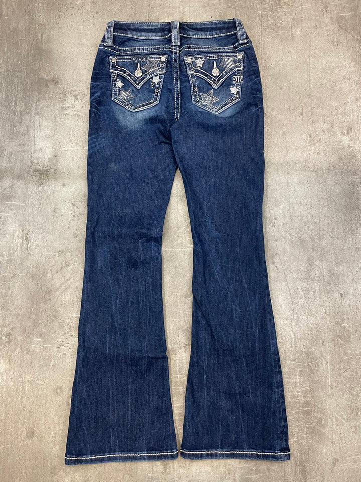 Miss Me Low Waist Bootcut Jeans XXXS | 10