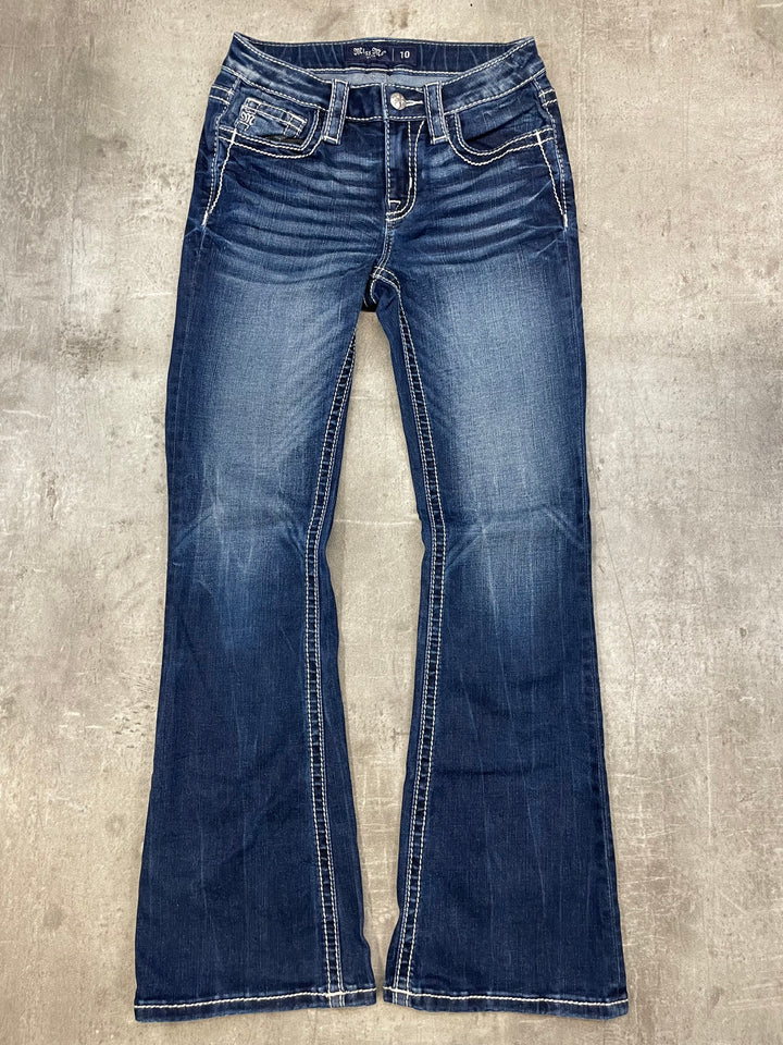 Miss Me Low Waist Bootcut Jeans XXXS | 10