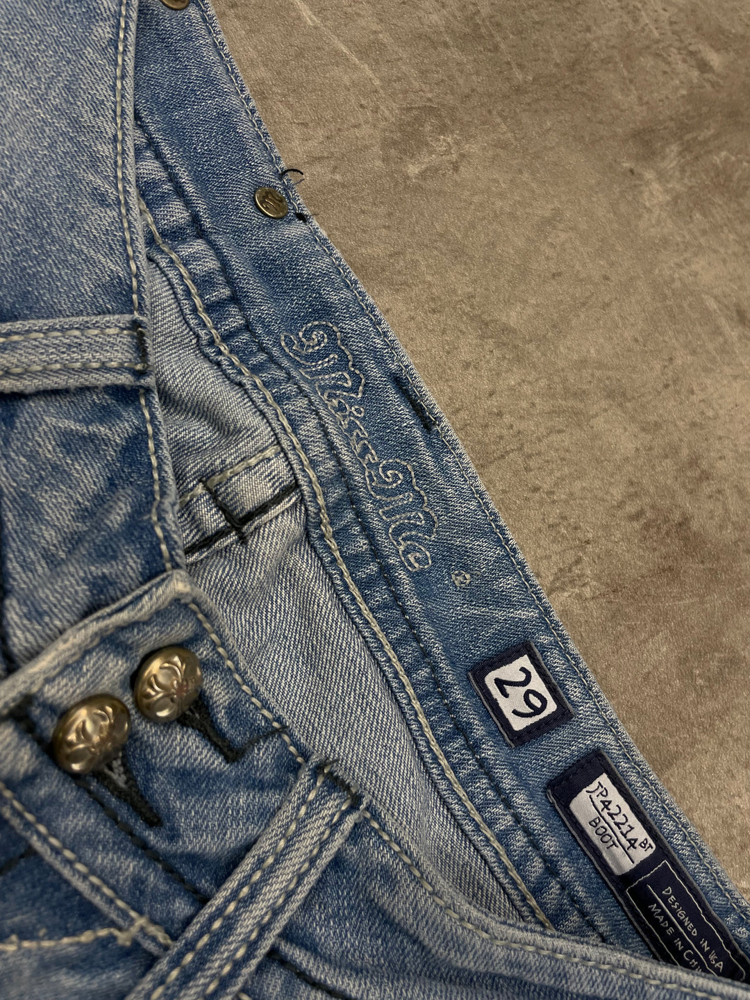 Miss Me Low Waist Bootcut Jeans M | 29
