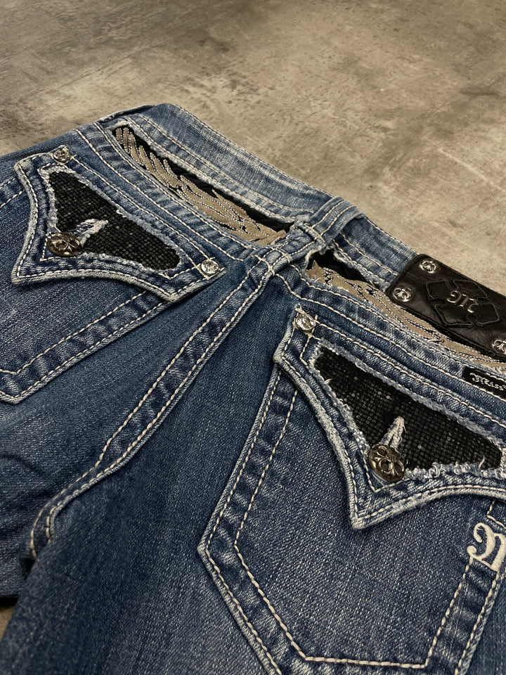 Miss Me Low Waist Bootcut Jeans S | 27