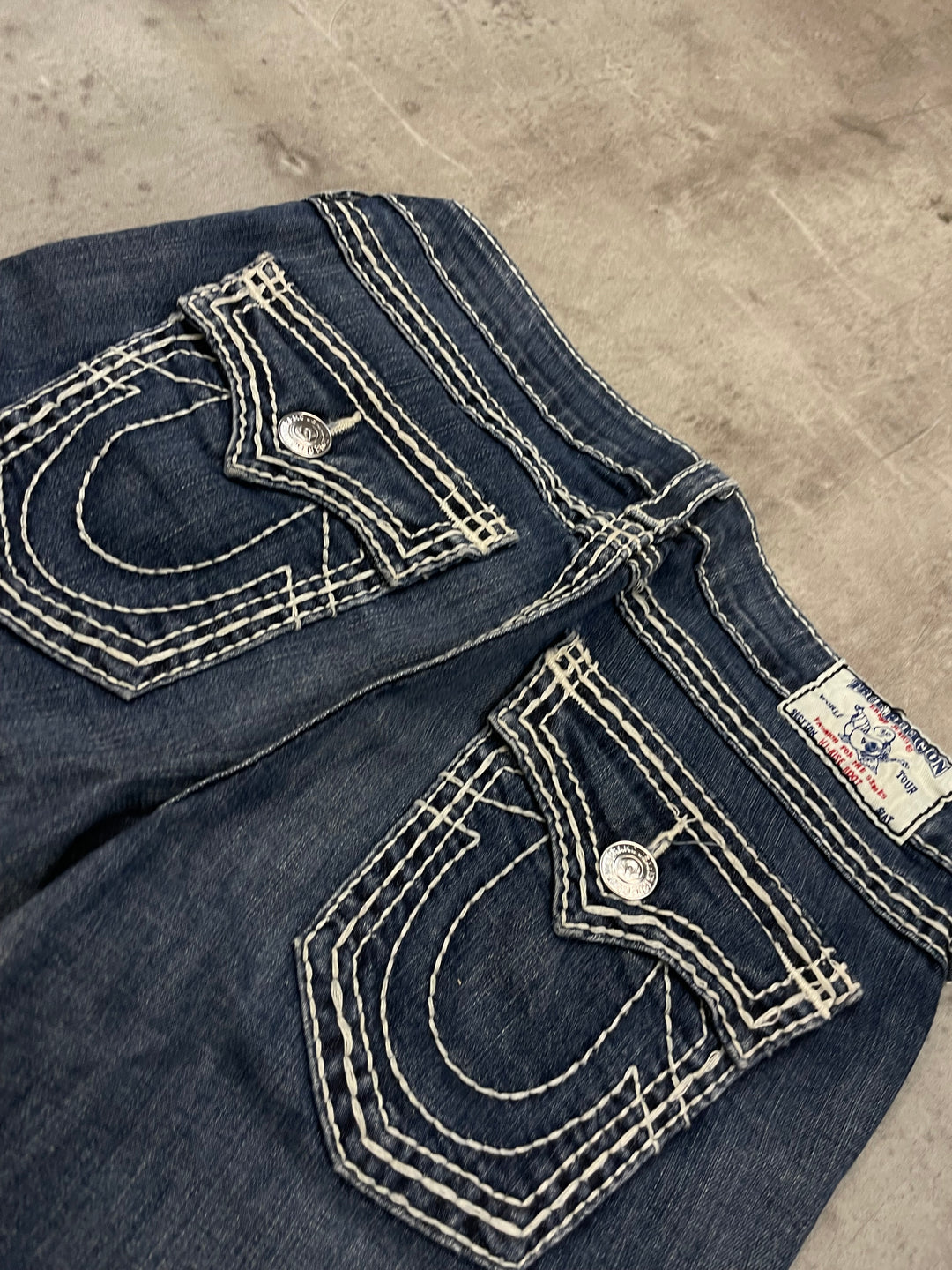 True Religion Low Waist Straight Jeans S | 28
