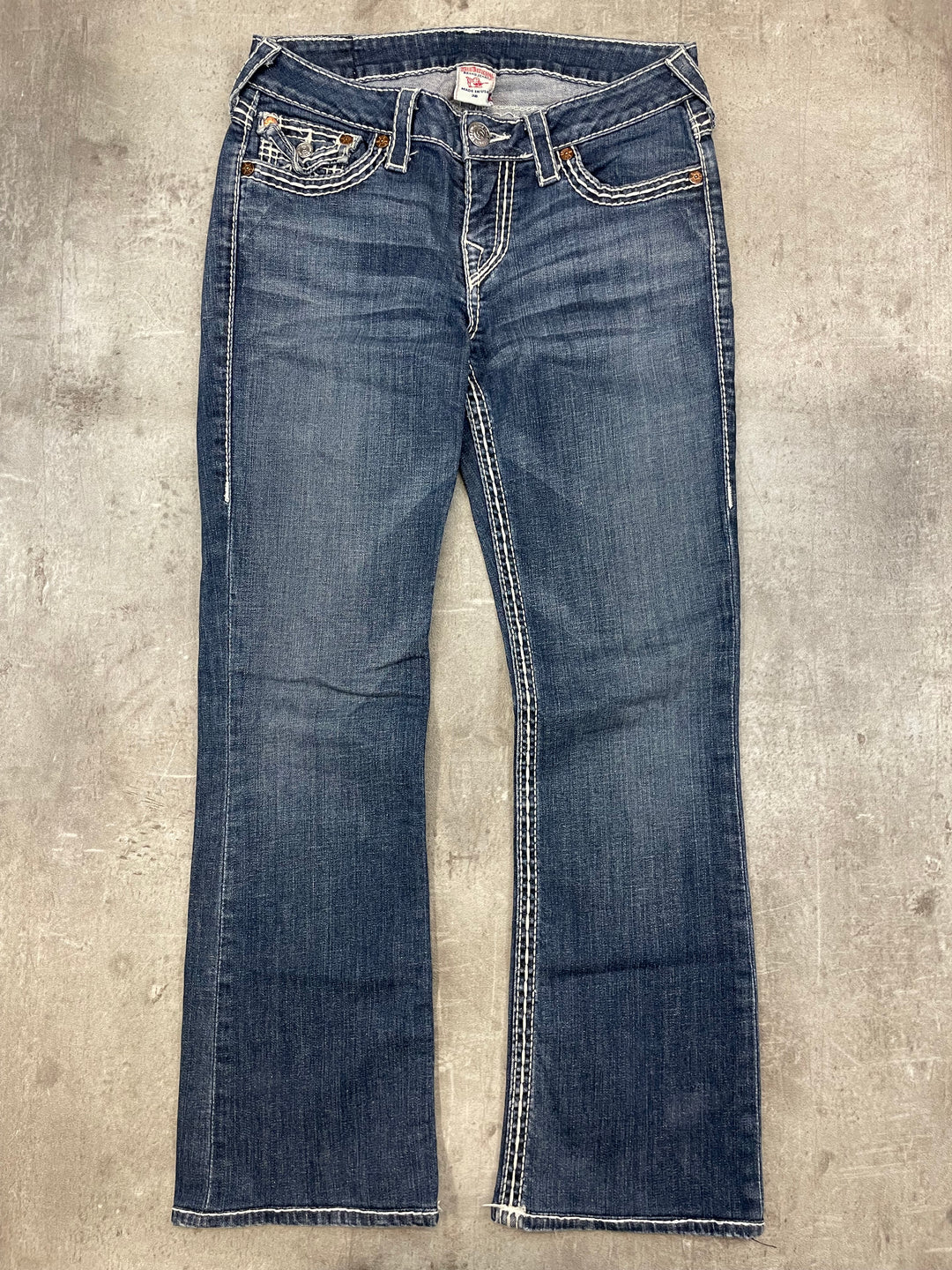 True Religion Low Waist Straight Jeans S | 28