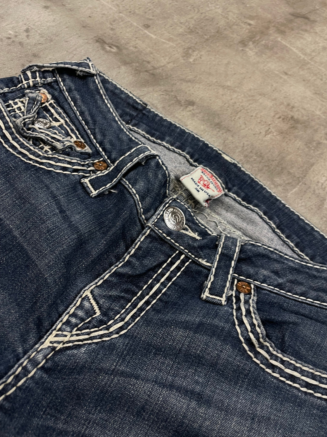 True Religion Low Waist Straight Jeans S | 28