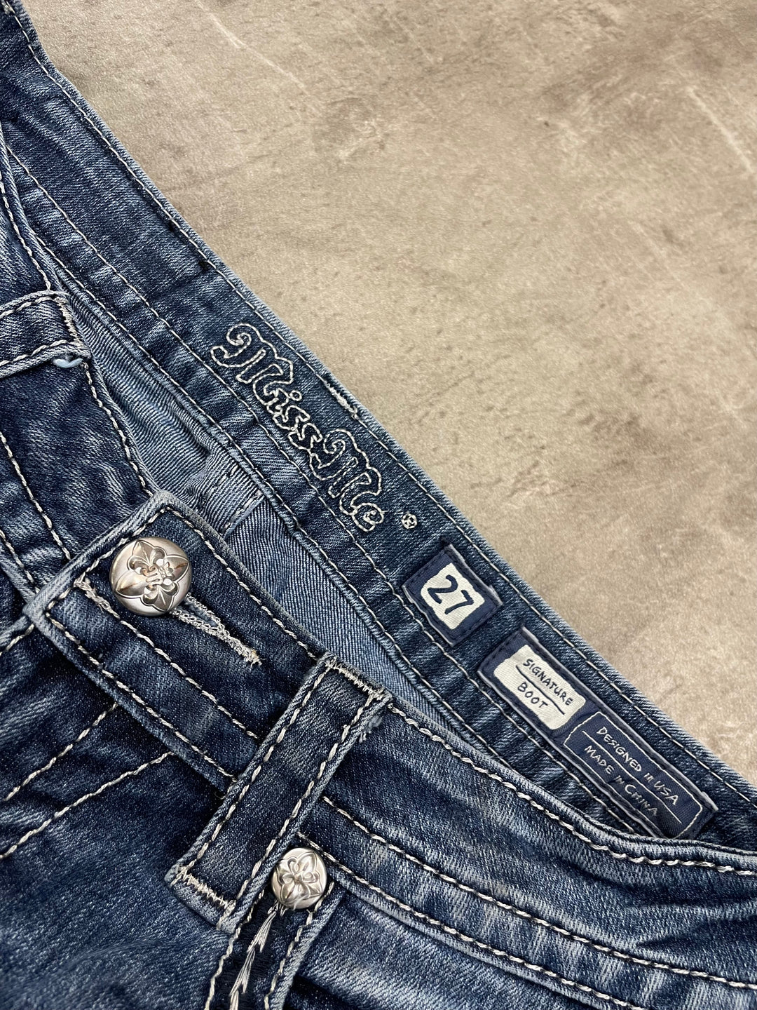 Miss Me Low Waist Bootcut Jeans S | 27